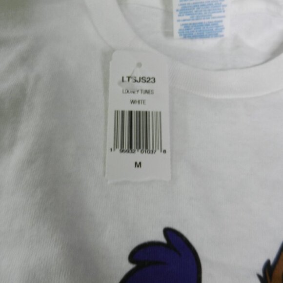 Looney Tunes T-Shirt Adult Size Medium Bugs Tweety Taz Daffy Cotton Tee Y2k - Picture 5 of 10